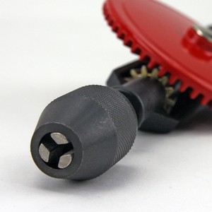 Woodworking 12 Inch Manual Hand Drill with 3-Jaw 1/4" Chuck Crank Drill <b>Tool</b> for DIY <b>Crafting</b> - Product Image 3