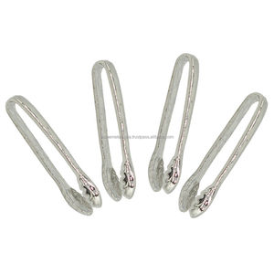 Pinzas para azúcar y comida de acero inoxidable en color plateado con tapa de calidad superior, perfectas para un fácil almacenamiento en restaurantes y hoteles - Product Image 6