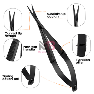 Pinzas Profesionales de Acero Inoxidable de Alta Calidad para Cejas, con Punta Inclinada y Estuche Ecológico y Sostenible - Product Image 2