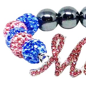 Pulsera de Cristal Rosa para Mamá, Pulsera Elástica con Cuentas, Accesorio de Joyería de Moda para Mujer, Regalo para Uso Diario, Estilo Elegante - Product Image 4
