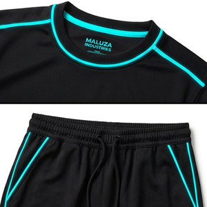 Uniforme de Fútbol Sublimado Personalizado 100% Poliéster, Conjunto de Camiseta de Fútbol con Cuello en V, Uniformes de Equipo Personalizados que Absorben la Humedad - Product Image 5