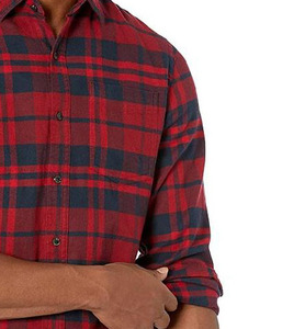 Camisa de franela transpirable de secado rápido para hombre, camisa a cuadros cálida con botones para trabajo al aire libre, senderismo, camping y uso diario. - Product Image 5