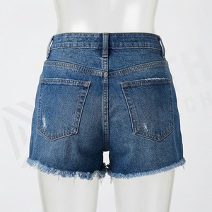 Shorts de Mezclilla Casuales de Cintura Media para Mujer, Cómodos, Transpirables, Personalizados, Prenda de Moda Premium para Verano - Product Image 2