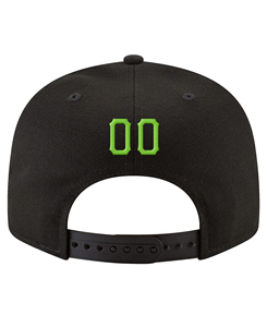 Gorra de Béisbol Ligera para Hombre, Negra, de 6 Paneles, Hecha a Medida, con Logotipo 'T' Verde Bordado en el Panel Frontal, Ajuste Casual, Tela Twill - Product Image 5