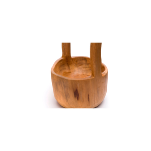 Uniquely Organic round Teak Root Trug <b>Home</b> <b>Decorative</b> Object for Warm Storage for Living Room <b>and</b> Kitchen <b>Decorative</b> Usage - Product Image 3