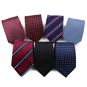 Nueva Corbata de Seda a Rayas Clásica de 8 cm para Hombre, Corbata Tejida con Jacquard, para Negocios, Bodas, Fiestas, Uso Diario, Accesorios para Traje, Regalos - Product Image 2