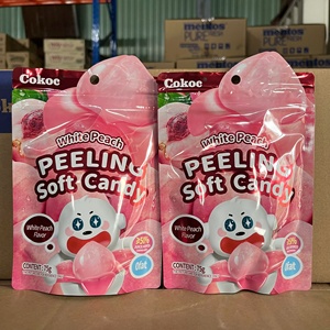Hot Selling Peach Gummy <b>Candy</b> Peeled Style 75g Cokoc Brand Competitive Price Sweet Snack Wholesale Supplier Export - Product Image 1