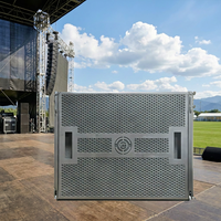 Haut-parleur Line Array externe à trois voies de performance professionnelle de grande envergure, série LS3 MRL, avec aimant néodyme, 8 Ohm 250W, enceinte en bois LF