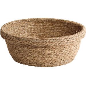 Best Choice Wholesale Vietnam Storage <b>Basket</b> 100% Woven Seagrass <b>Wicker</b> Eco-Friendly Multifunctional Space-Saving - Product Image 1