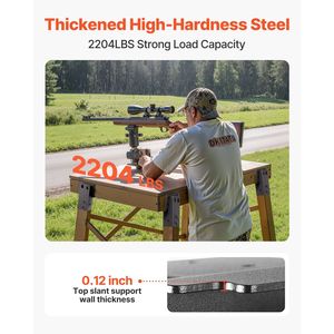 Staffe per tenda da caccia all'aperto, staffa per piattaforma 3.6x3.6 per acciaio 3.5x3.5/88.9x88.9, capacità elevata 2204 libbre/1000 kg - Product Image 2