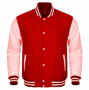 High Quality <b>Men</b> Winter Varsity <b>Jackets</b> Leather Style Customized OEM - Product Image 1