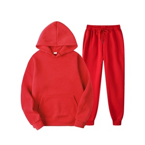 Ensembles de survêtements unisexes coupe classique pour la vente en gros, avec broderie de logo personnalisée, pour le sport et l'hiver - Product Image 2