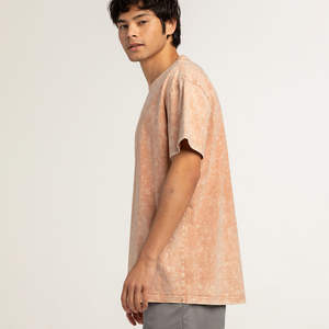 Fabricante de Camisetas Extra Grandes a Precio Económico, Camiseta de Manga Corta con Color Personalizado para Hombre, Camiseta Lisa con Lavado Ácido, Precio al por Mayor, OEM Personalizado - Product Image 6