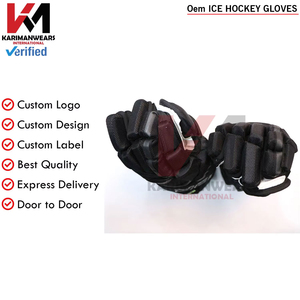 Gants de hockey sur glace personnalisés, ajustement professionnel, gants de protection pour l'entraînement et les matchs, équipement OEM - Product Image 4