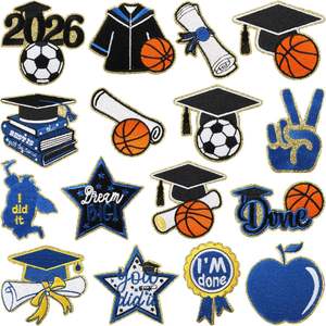 Luxury Custom Logo Embroidered Woven Badge <b>Iron</b> On Clothing Patch for Jackets Hats Uniforms Jeans and Promotional Apparel - Product Image 1