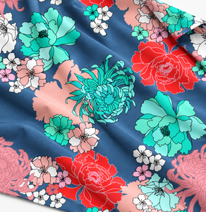 Organic <b>Eco</b>-<b>Friendly</b> Printed Cotton Poplin Woven <b>Fabric</b> with Tropical Monkey Palm Tree Pattern for Home Decor Bedding Shirts - Product Image 3