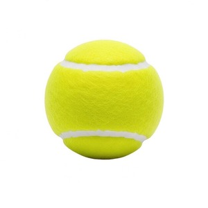 Balle de tennis jaune en feutre durable pour usage récréatif - Product Image 1