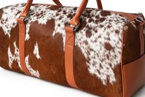 Sac de voyage multifonctionnel léger en cuir véritable de qualité supérieure, sac de week-end, sac fourre-tout de grande capacité - Product Image 3