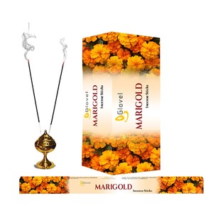Best Selling 9 Inch Premium Mari Gold Incense <b>Stick</b> Pooja Incense <b>Stick</b> Pack with Fragrances Aromas Home Use Top Export India - Product Image 2