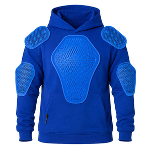 Blouson de moto coupe-vent en coton marron avec protections pour les épaules et les bras, idéal pour la course et les activités de plein air SPAWRTS - Product Image 4