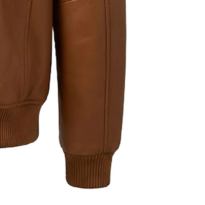 Travel Wear Men Shearling Leather <b>Jacket</b> Front Zipper Functional Pockets Regular Fit Customized Shearling Leather <b>Jacket</b> For Men - Product Image 6