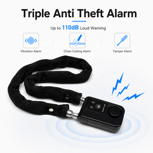 <span class=keywords><strong>Antivol</strong></span> intelligent pour vélo IP55 avec alarme 110 dB, contrôle par application, verrouillage sans clé pour vélo électrique et trottinette - Product Image 2