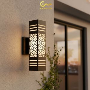 Lámpara de Pared LED de Estilo Japonés, Impermeable para Interiores y Exteriores, para el Hogar, Pasillo, Escalera - Product Image 5