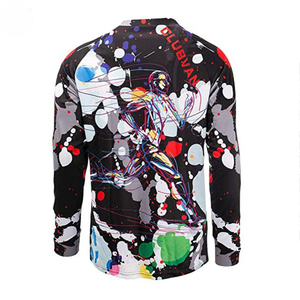 เสื้อเจอร์ซีย์โมโตครอสแบบไล่เฉดสีทันสมัย พิมพ์ลายแบบซับลิเมชั่นเต็มตัว โลโก้สั่งทำได้ น้ำหนักเบา ทนทาน อุปกรณ์แข่งรถ MX ผู้ผลิต OEM - Product Image 4