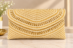 Bolso de Mano Tipo Clutch con Cuentas Multicolores de Lujo, Hecho a Mano con Cristales y Cuentas Pequeñas, para Fiestas Nocturnas, para Mujer - Product Image 2