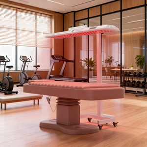 Cama Eléctrica Moderna para Tratamientos Faciales, Silla de Esteticista, Cama de Belleza con Reposabrazos, Cama de Tratamiento Estético - Product Image 1