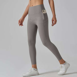 Pantalones Deportivos de Cintura Alta para Mujer, Leggings de Yoga con Bolsillos, Diseño Personalizado, Servicio OEM - Product Image 4