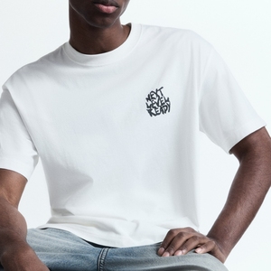 Camiseta Casual de Verano 100% Algodón, Personalizable con Logotipo, Cuello Redondo, Hombros Caídos, Manga Corta - Product Image 5
