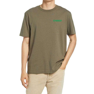 เสื้อยืดแขนสั้นผู้ชาย ผ้าฝ้าย ทรงหลวม สไตล์ลำลอง คอกลม ผ้าเจอร์ซีย์ถักด้านหน้า เป็นมิตรกับสิ่งแวดล้อม แห้งเร็ว น้ำหนักเบา - Product Image 1