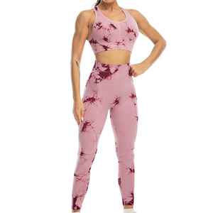 Ensemble de yoga et d'entraînement pour femmes, taille adulte, réversible, effet push-up, respirant, extensible dans quatre directions, haute qualité et séchage rapide - Product Image 2