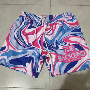 Shorts de sport pour hommes en maille respirante, personnalisables avec logo, imprimés par sublimation, style tendance, en polyester, pour le basketball, la course et la gym - Product Image 1