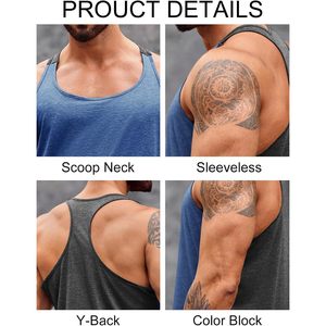 Camiseta sin mangas de entrenamiento para hombre 2025 XL Y-Back sin mangas gimnasio camiseta atlética con capucha 3D culturismo y patrón muscular - Product Image 3