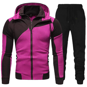 Ensemble de survêtement à fermeture éclair personnalisé, fabricant sur mesure, veste de sport à fermeture éclair intégrale, pantalon de jogging - Product Image 1