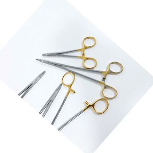 Lot de 3 porte-aiguilles V. Mueller en acier inoxydable, instruments chirurgicaux, porte-aiguilles de précision - Product Image 2