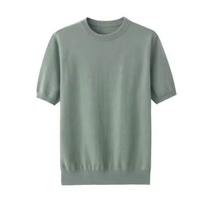 Camisetas de Manga Corta con Cuello Redondo de Poliéster/Algodón Hechas en Pakistán para Hombre, Talla Grande, Logotipo Personalizado, Transpirables, de Secado Rápido, Ropa Casual de Verano - Product Image 6