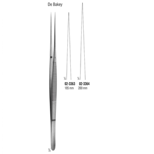 Pinza de Disección Delicada con Mandíbula Lisa de 185 mm |   Instrumentos Dentales Vitra de Acero Inoxidable de Primera Calidad - Product Image 2
