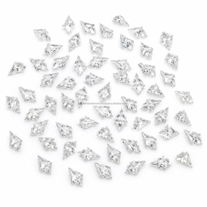 Pierre fantaisie en forme de cerf-volant 0,10 ct/pièce, prix de gros, lot de 1 carat, excellente taille, pierre brute cultivée en laboratoire VVS-VS, polie CVD/HPHT, fabricant grossiste - Product Image 4