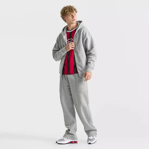 Sweat-shirts à capuche zippés avec poches en coton et polyester 280 GSM pour hommes – Vente en gros, décontractés, sportifs, fitness, coupe courte - Product Image 1