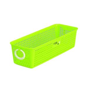 Cesto anello verde poco profondo Inomata 526 elegante soluzione di archiviazione - Product Image 1