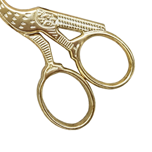 Professional Gold High Quality Stork <b>Cuticle</b> <b>Scissors</b> Stainless Steel Fine Point Precision Nail <b>Cuticle</b> Trimming Beauty Tool OEM - Product Image 4