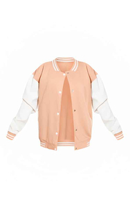 Classic <b>Winter</b> <b>Warm</b> <b>Women</b> Woolen Varsity <b>Jacket</b> with Leather Sleeves Custom Color Combination <b>Women</b> Woolen Letterman College - Product Image 6