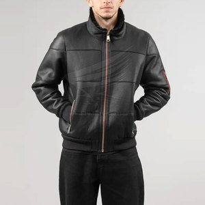 <b>Cheap</b> Price Men Leather <b>Jackets</b> New Arrival Men Leather <b>Jackets</b> <b>Winter</b> Customized Color Leather <b>Jacket</b> - Product Image 2