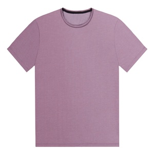 Camiseta de Diseño Superior, Camisetas de Jersey Orgánico de Alta Calidad, Camiseta de Verano de Manga Corta para Hombre, Camiseta Personalizada con Cuello Redondo de Bambú - Product Image 4