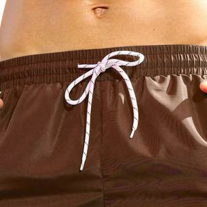 Pantalones Cortos Deportivos para Hombre, Color Marrón, Ligeros, Transpirables, de Secado Rápido, con Cordón en la Cintura, Casuales, para Gimnasio, Playa, Verano - Product Image 4