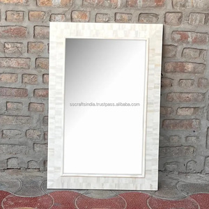 Suministro directo de fábrica, espejo con incrustaciones de hueso de diseño moderno hecho a medida para decoración de pared elegante, hogares, oficinas, cantidad a granel disponible - Product Image 2