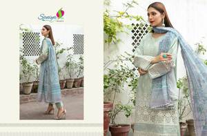Haz que tu día sea especial con el uso más atractivo musulmán Chikankari Hand Work Salwar con fondo Churidar para mujeres - Product Image 6